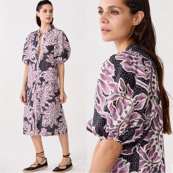 LANHTROPY Organic Linen Bubble Dress Sz XL - Picture 2 of 9